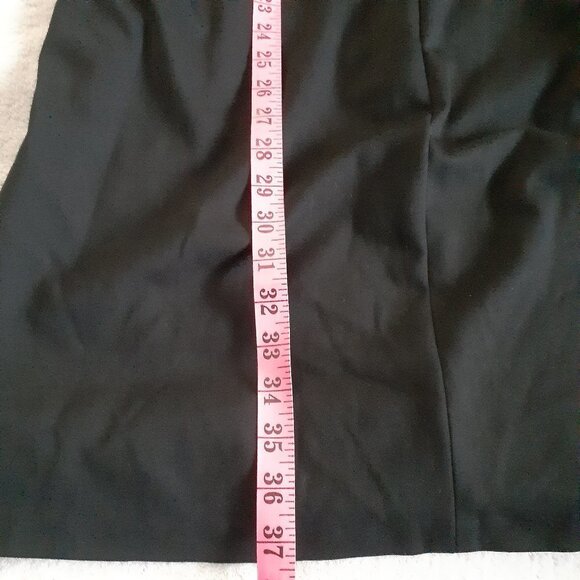 J. McLaughlin Women's Size XL 3/4 Sleeve Compact Bainbridge Black Midi Dress - Picture 12 of 12